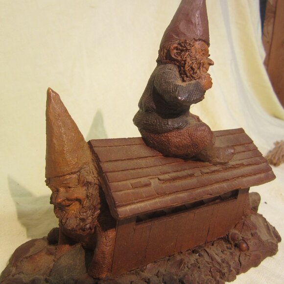 VTG 1986 TOM CLARK GNOMES, THE BRIDGE, LARGE FIGURE, VERY DETAILED - Picture 3 of 11